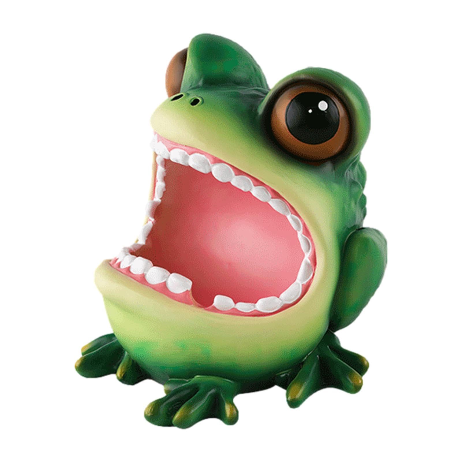 Amazon.co.jp: かわいい灰皿 動物 | ホーム灰皿 動物像 - 樹脂カエルの